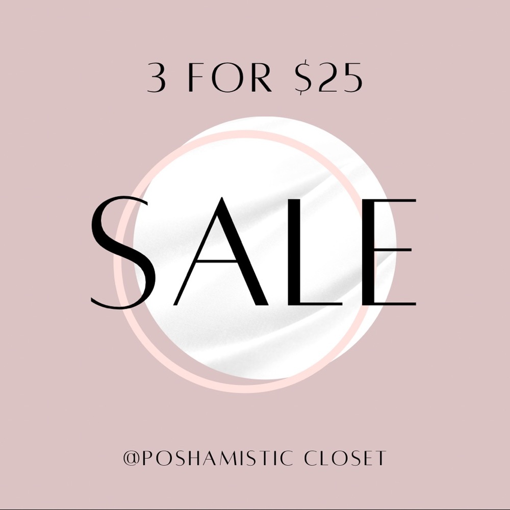 🎉 3 for$25 SALE